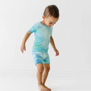 Little Sleepies Tidepool Watercolor Pj Set